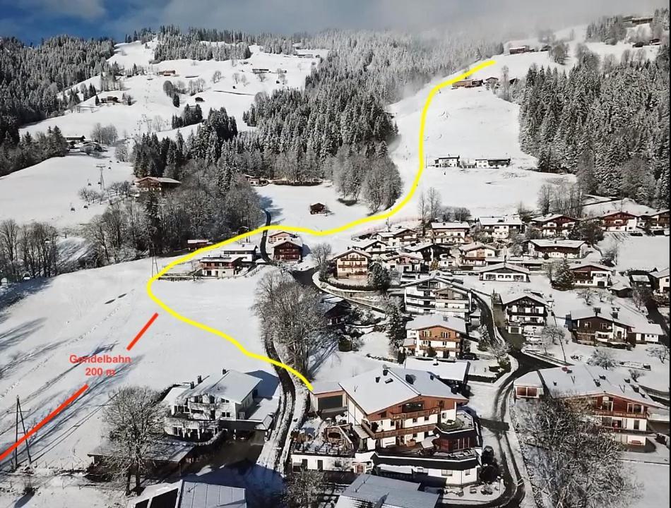 Luxus Ferienwohnung Almhuette Brixen im Thale Kültér fotó